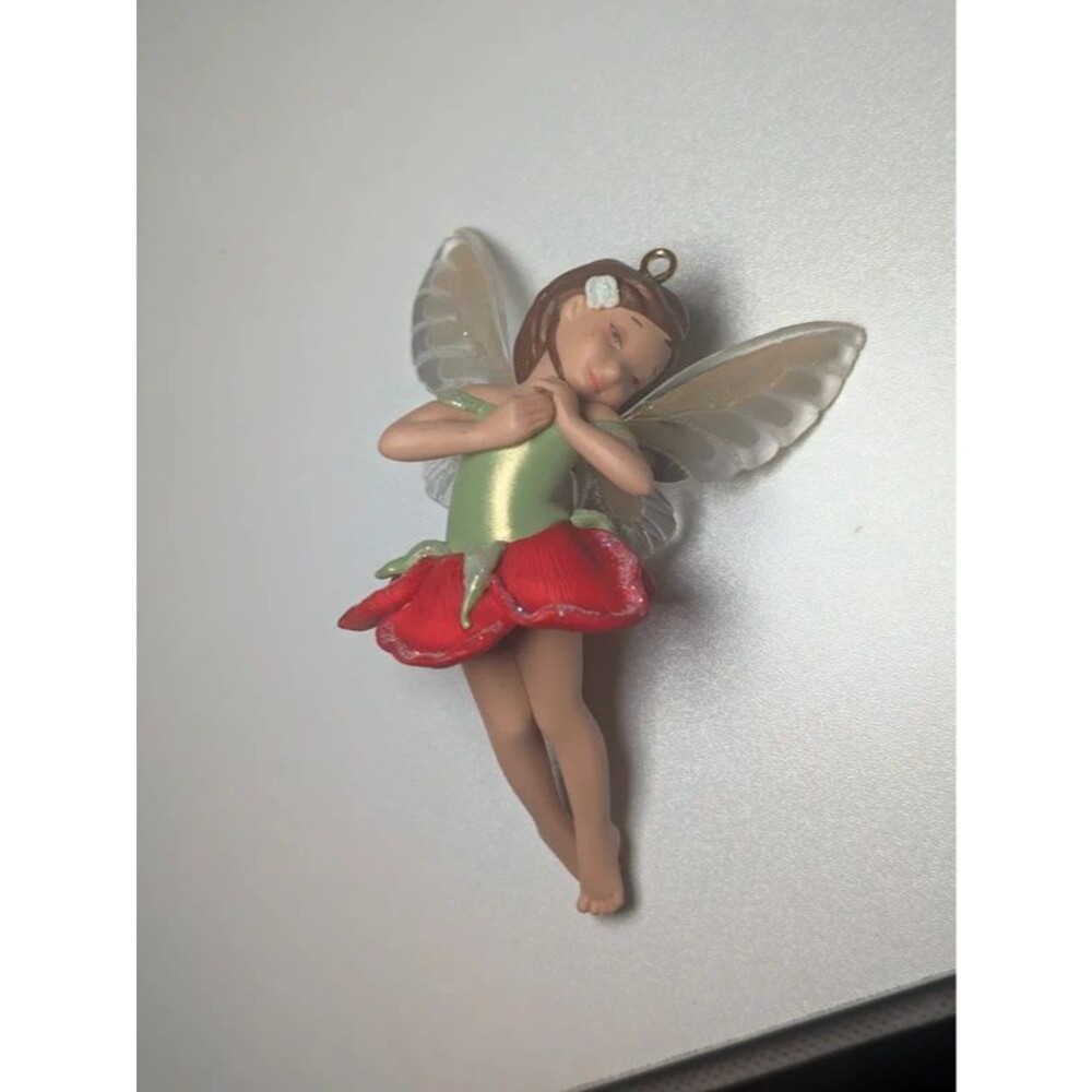 Hallmark Fairy Messengers Rose Fairy 2007 #3 Keepsake Christmas Ornament